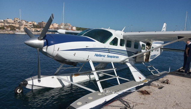 Hellenic Seaplanes: Έγινε η πρώτη δοκιμαστική πτήση με υδροπλάνο στο Λαύριο