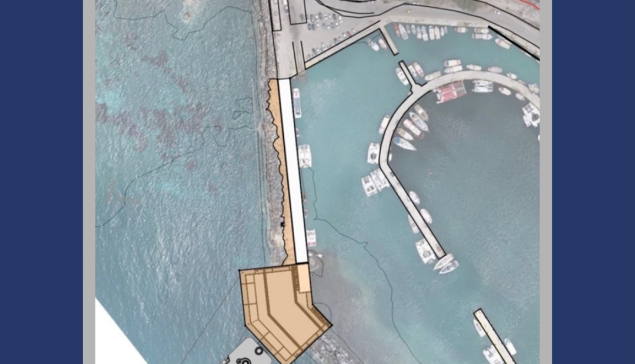 Κατασκευή θαλάσσιας πύλης διαφυγής στο αλιευτικό καταφύγιο της Βλυχάδας ν. Θήρας