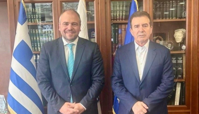 Συνάντηση Φίλιππου Φόρτωμα με τον Υπουργό Προστασίας του Πολίτη Μιχάλη Χρυσοχοΐδη